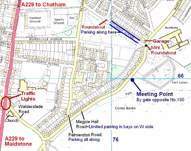 Daisy Banks Parking Map